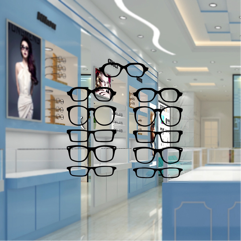 Art Craft Glasses - Okulary Hipster Strip Winylowa naklejka ścienna