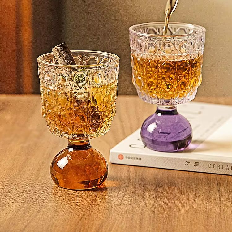 Art Craft Glasses - Szklanka z wzorem w stylu klejnotów,