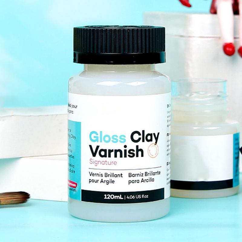 Air Dry Clay - 120ml Lakier akrylowy błyszczący w glinkę