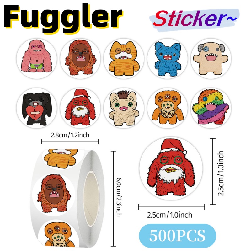 Origami Paper Set - Nowe dwuwymiarowe naklejki Fuggler, animowane akcesoria,