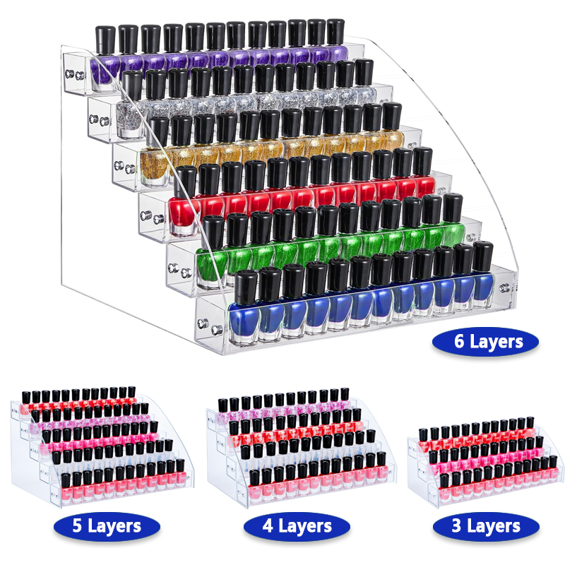 Acrylic Pour Paint - Akrylowy organizer na lakiery do paznokci,