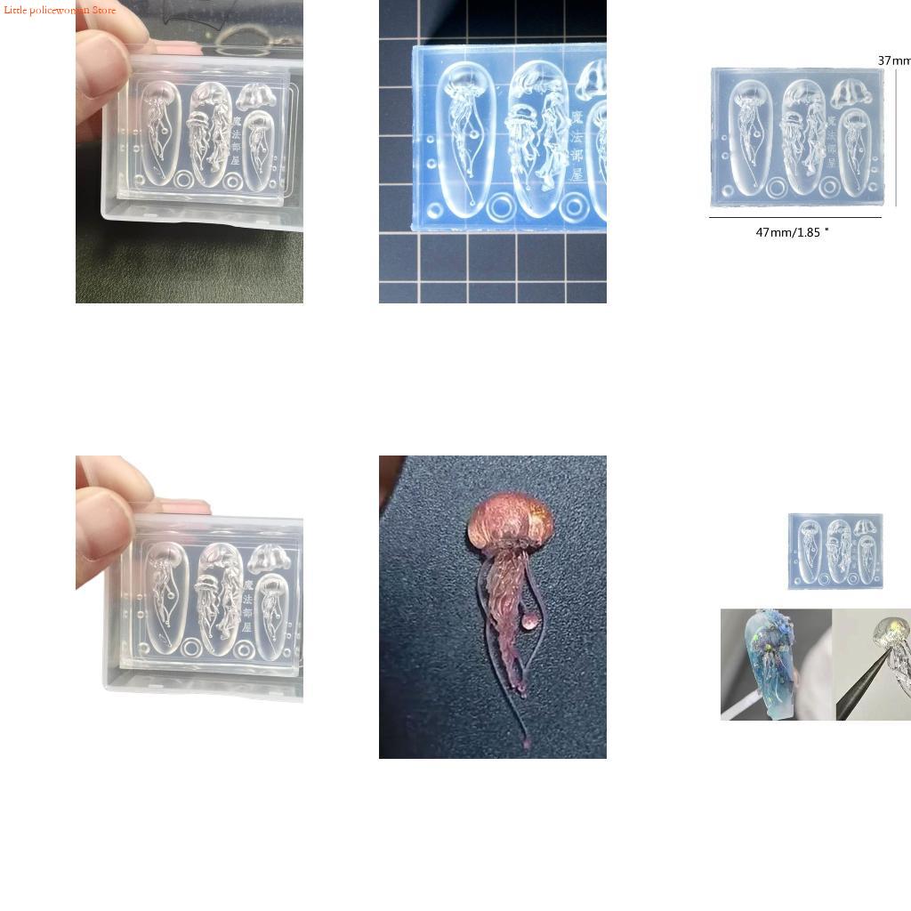 Art Craft Jellyfish - F92D Kreatywne Jellyfish Formy do paznokci