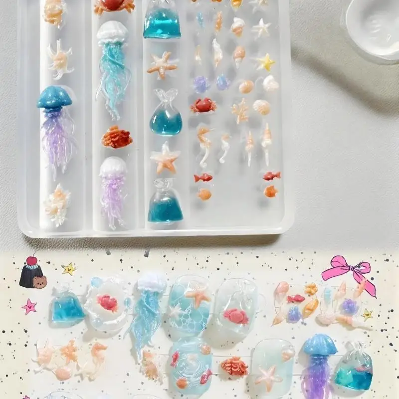 Art Craft Jellyfish - Forma silikonowa 3D Ocean Series na