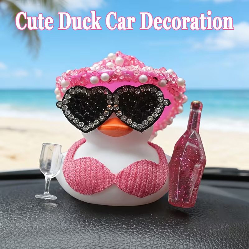 Art Craft Glasses - Modna i błyszcząca mała czarna kaczka,