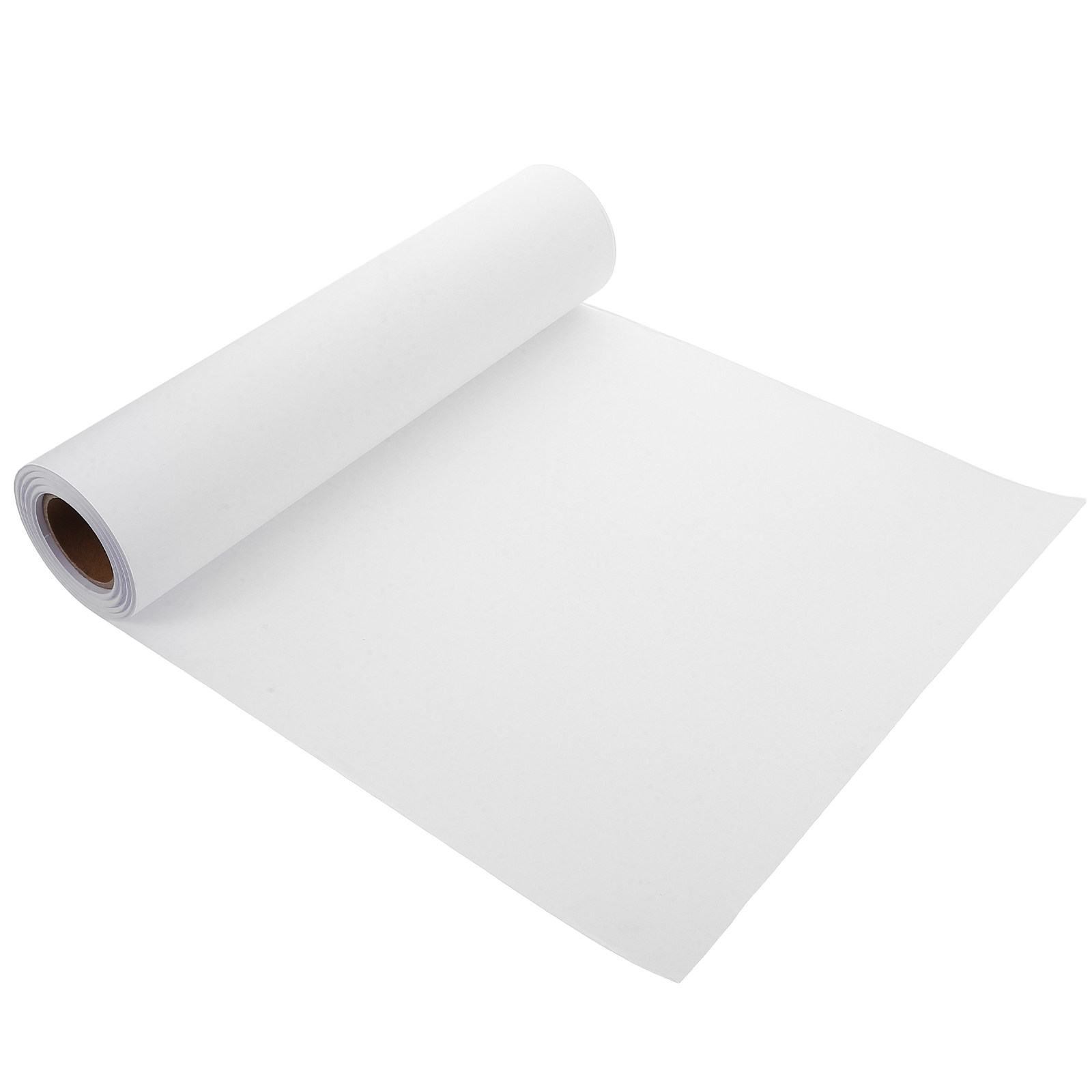 Art Craft For Preschool - Bardzo długa biała rolka papieru kartonowego