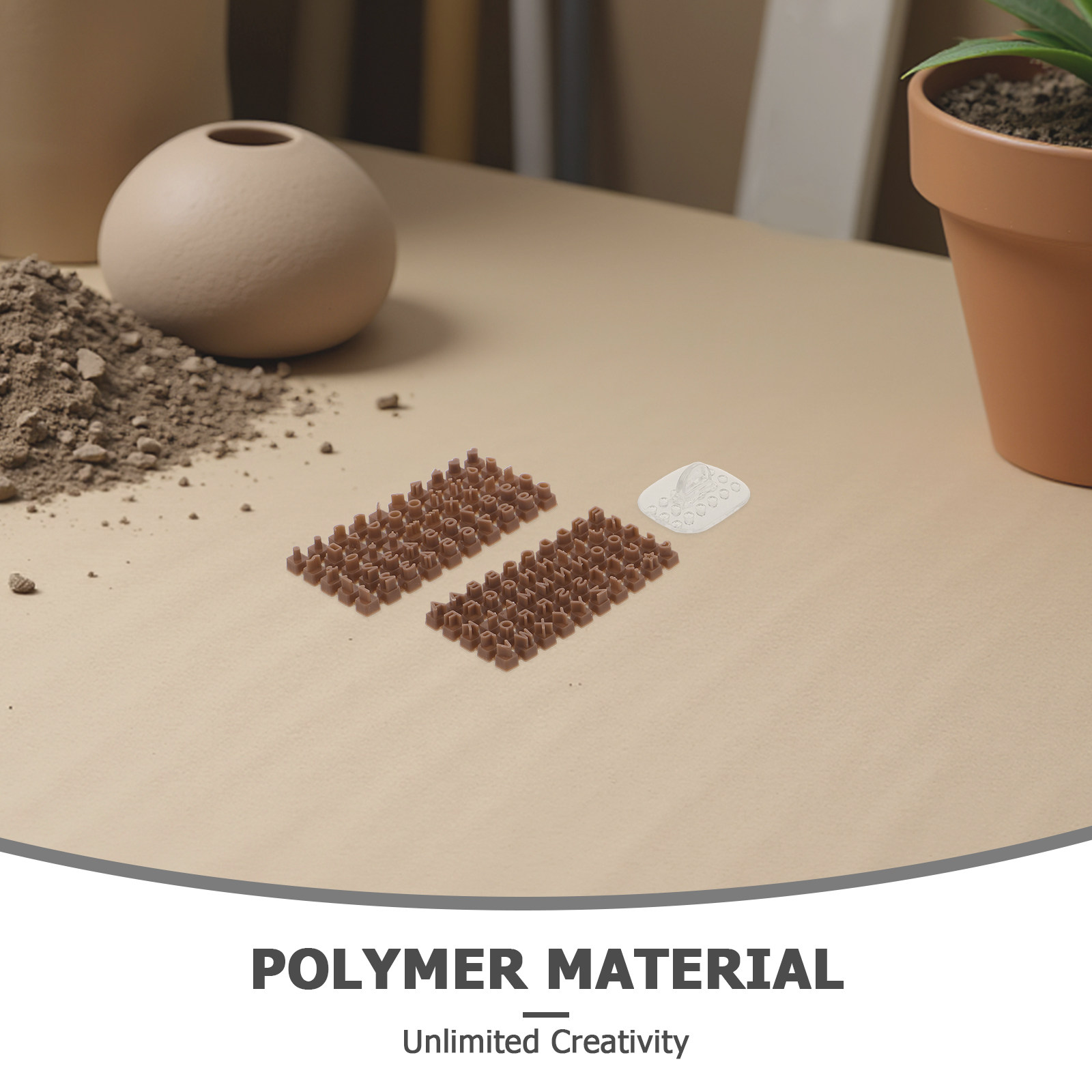 2 zestawy stempli z literami,  – Air Dry Clay recenzja i cena