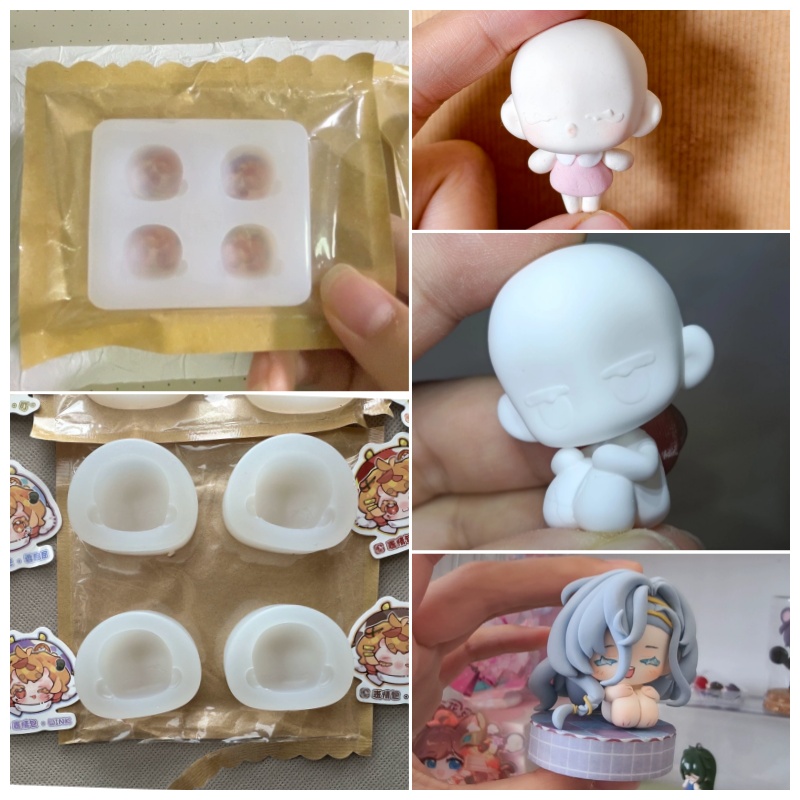 Forma silikonowa do twarzy lal – Air Dry Clay recenzja i cena