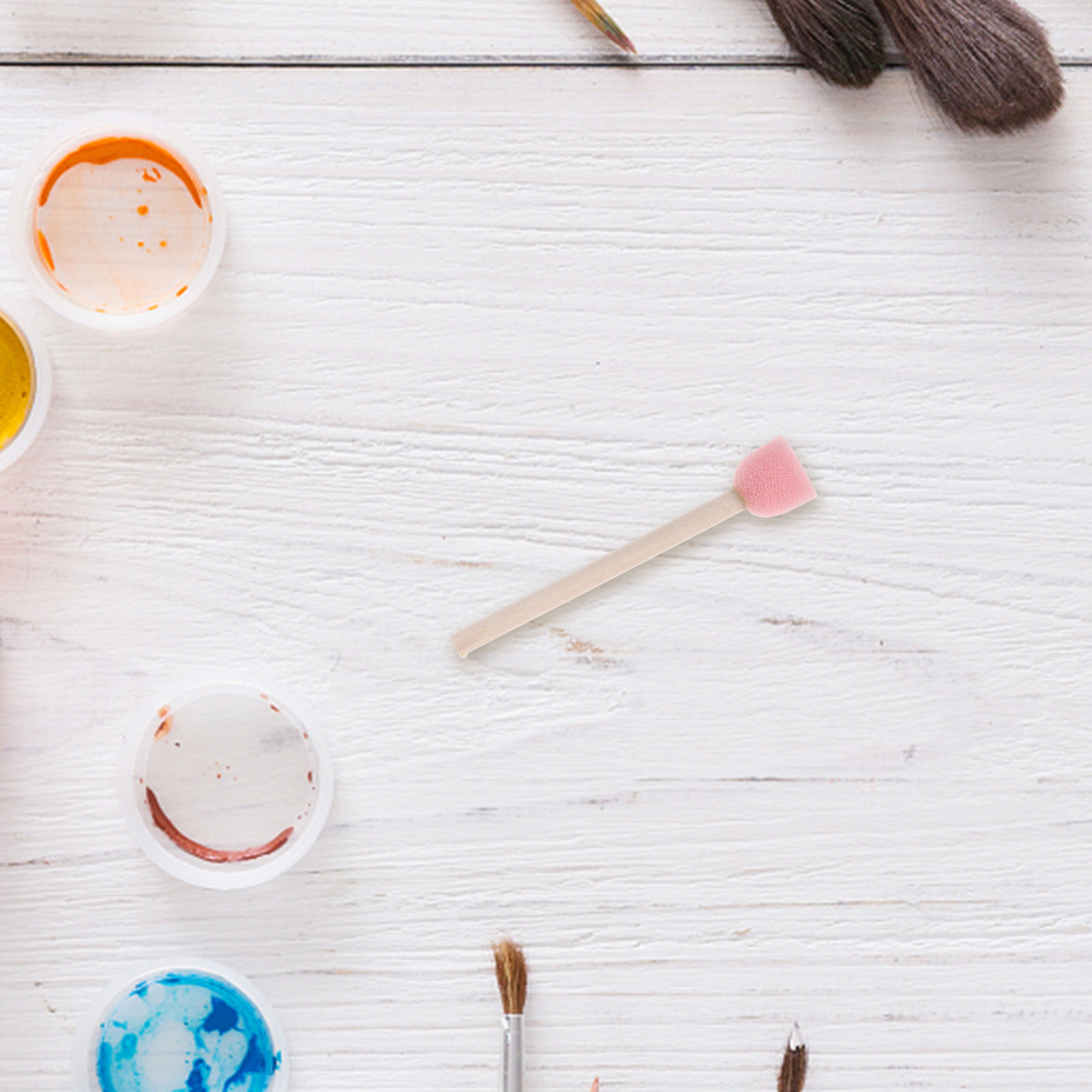 40 sztuk okrągłych pędzli gąbk – Art Craft For Preschool recenzja i cena