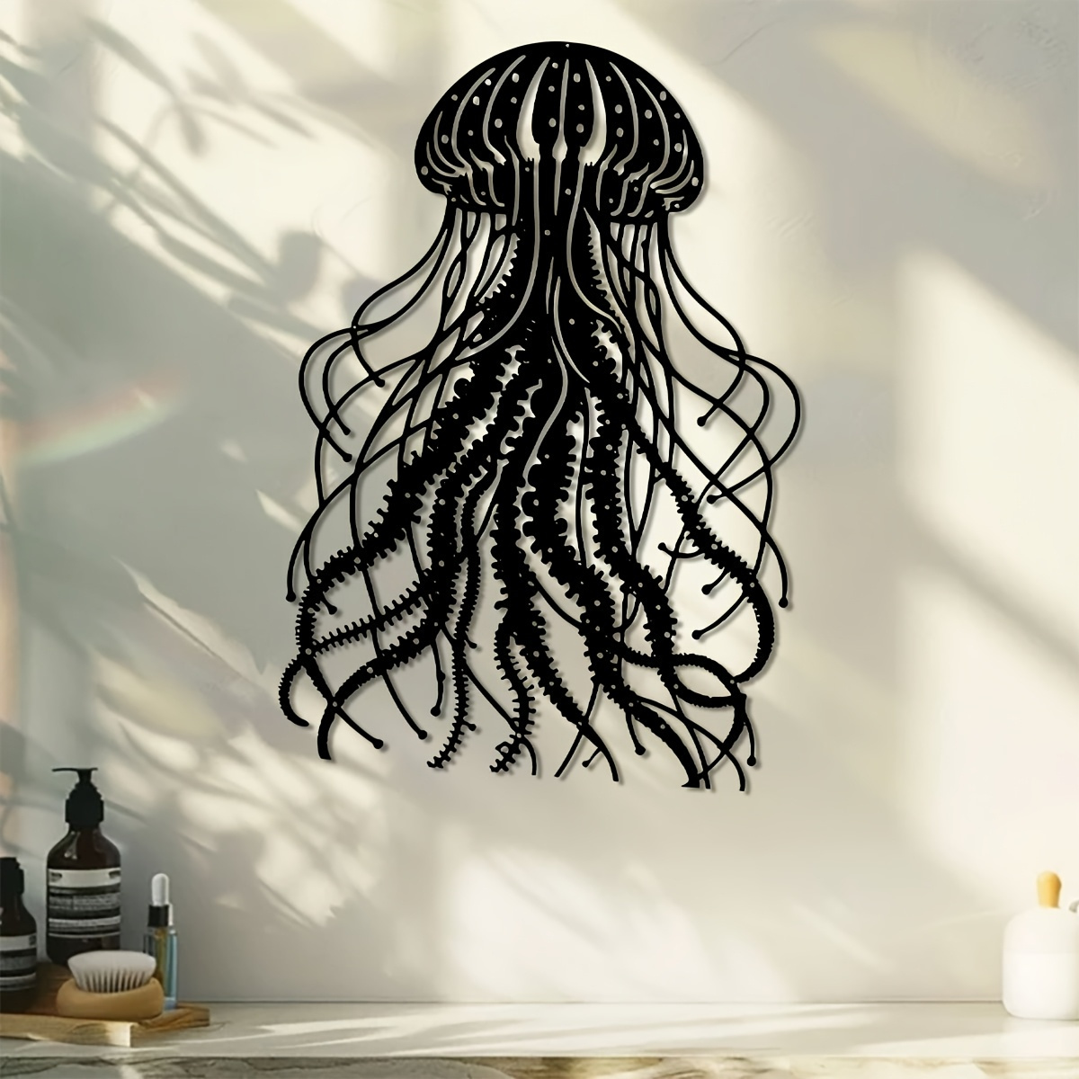 CIFBUY Metalowa Dekoracja Ście – Art Craft Jellyfish recenzja i cena