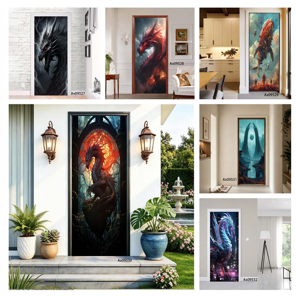Fantazyjne naklejki na drzwi z – Art Craft Door recenzja i cena