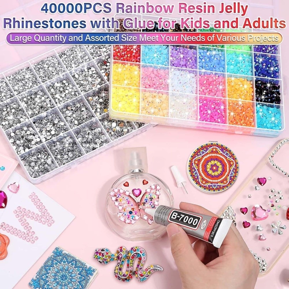 Zestaw żywicznych dżetów w róż – Art Craft Items recenzja i cena