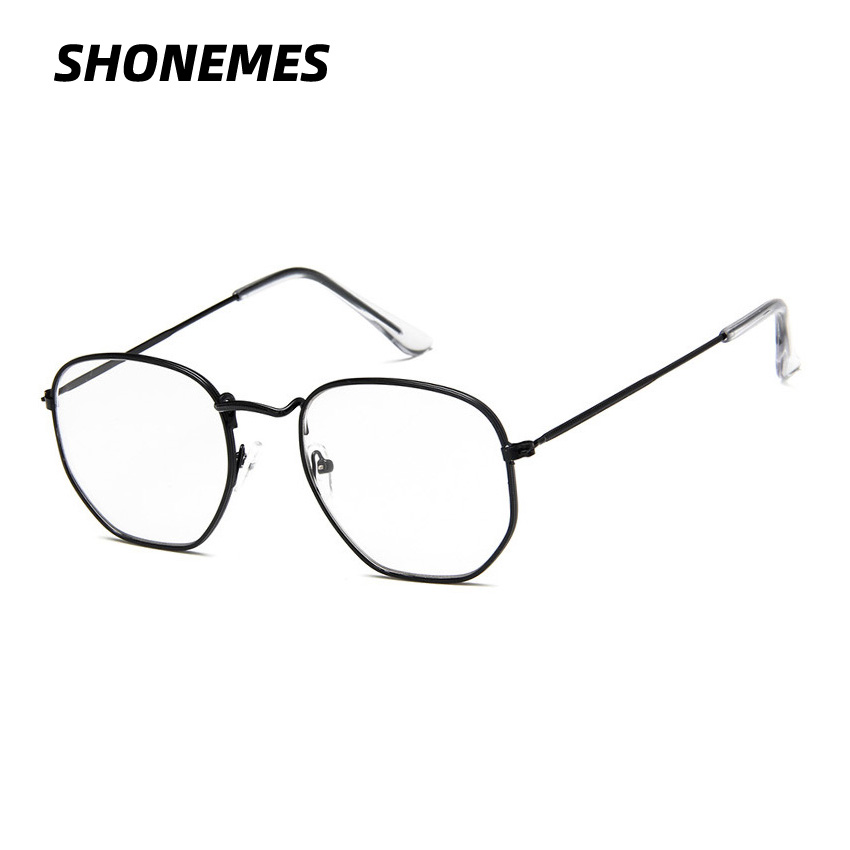 SHONEMES Sześciokątne okulary  – Art Craft Glasses recenzja i cena