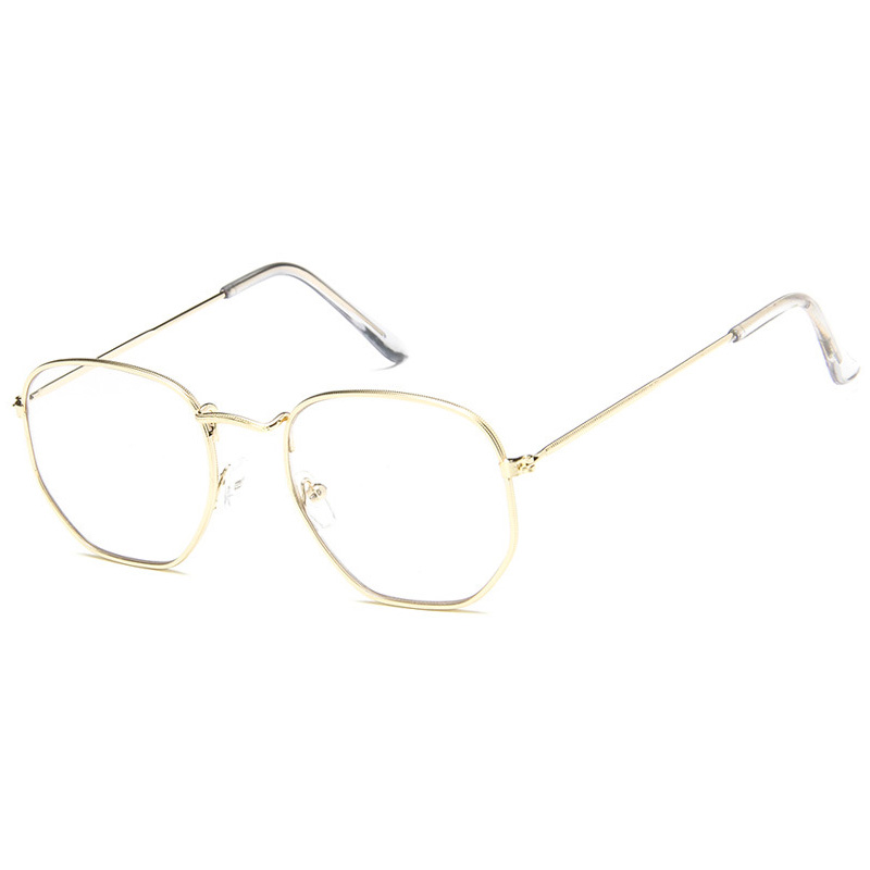 SHONEMES Sześciokątne okulary  – Art Craft Glasses recenzja i cena