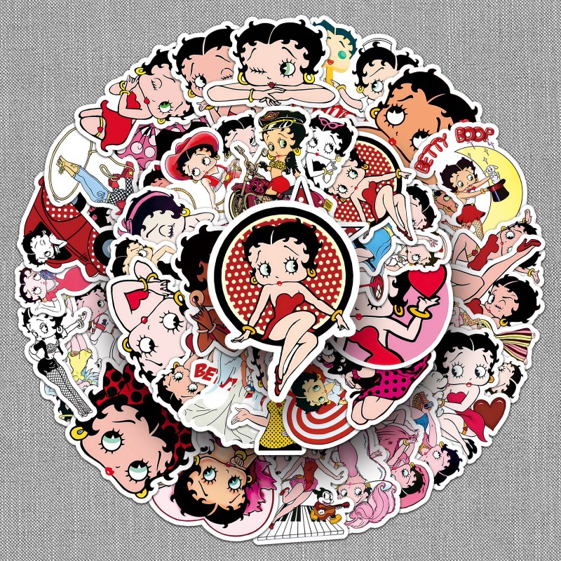 Naklejki Betty Boop, 50 sztuk, – Origami Paper Set recenzja i cena