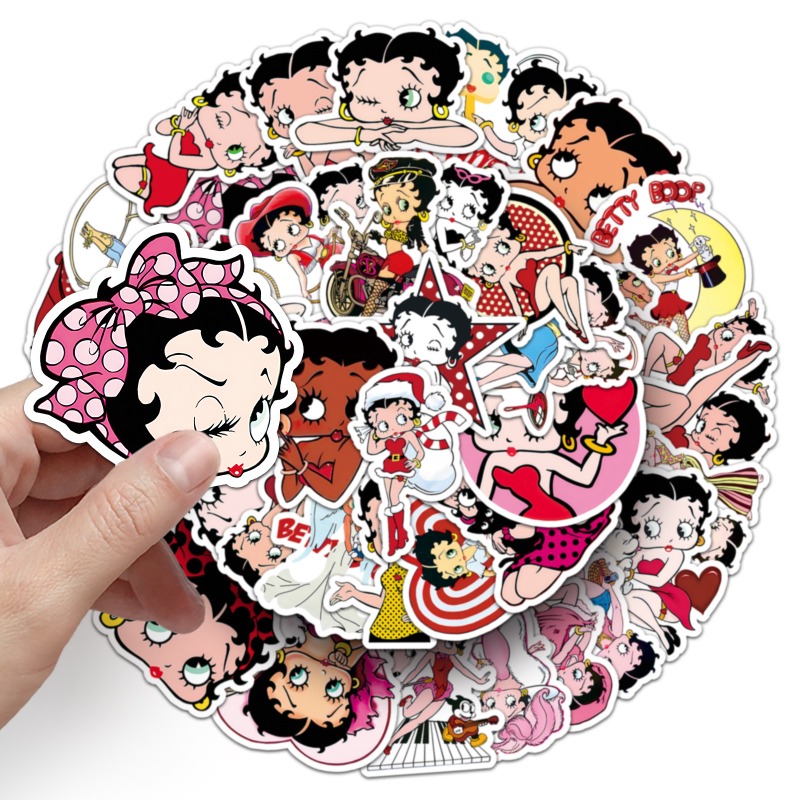 Naklejki Betty Boop, 50 sztuk, – Origami Paper Set recenzja i cena