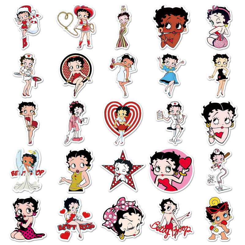 Naklejki Betty Boop, 50 sztuk, – Origami Paper Set recenzja i cena
