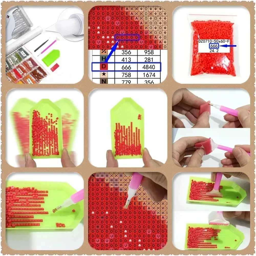 1 szt. bezramowy zestaw do mal – Art Craft Website recenzja i cena